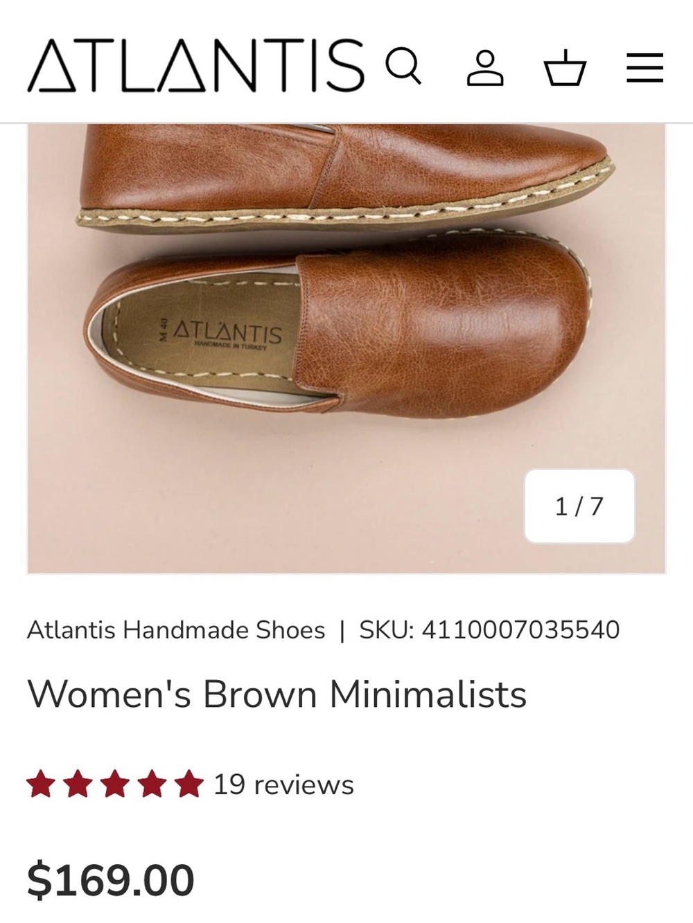 Women's Brown Barefoot Minimalist Slip-On Shoes